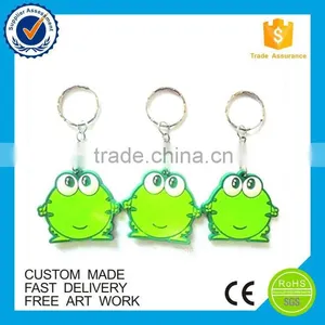China Eco-friendly Soft Pvc Rubber Custom Letters Keychain thumbnail-2