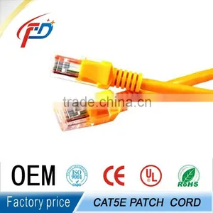 High Quality BC/CCA RJ45 Cable Cat5 Patch Cord thumbnail-4