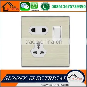 KB8 Modern British Standard Type Factory Suppiler Electric Wall Switched Socket With Neon With CE Certification thumbnail-2