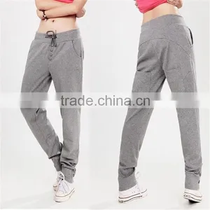 Custom Wholesale Women's Cotton Sport Pants thumbnail-2