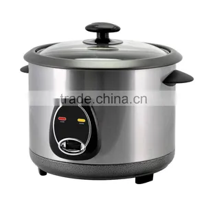 2015 Stainless Steel Cylinder Kitchen Rice Cooker thumbnail-2