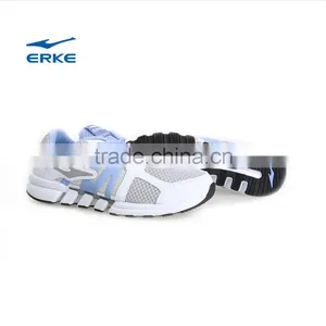 ERKE Women Breathable Running Shoes Fashion PU+mesh Upper MD+ Rubber Outsole Sneakers for Lady Lace up thumbnail-5