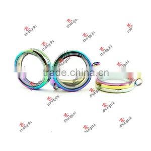 Alloy Rainbow Color Magnets Open Story Charms Lockets Girl Gifts (RLE-51024) thumbnail-3