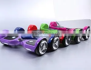 Latest Model 8 Inch 2 Wheel Self Balance Electric Standing Scooter With LED Light thumbnail-2