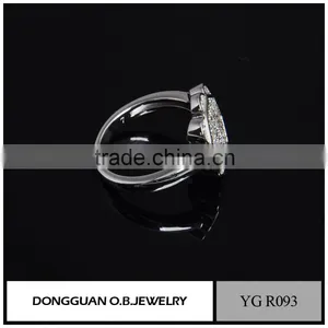 Luxury 925 Sterling Silver Flower Ring/Engagement Ring/Diamond Ring For Girls thumbnail-4
