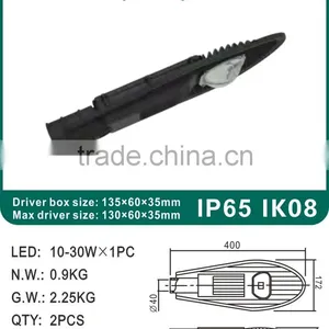 10W-240W Everlite COB Outdoor Intergrated LED Street Light Housing thumbnail-2