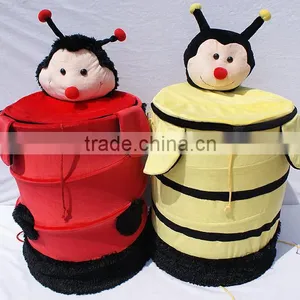 Folded and Collapsible Toy Storage Hamper thumbnail-1