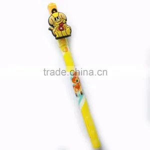 High-quality Cute Animal Shaped Cartoon Soft Rubber 2d Pen Topper PVC thumbnail-1