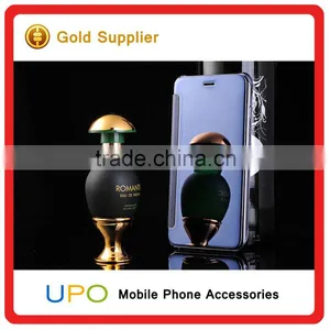 [UPO] New Arrival Luxury Full Curved Screen Clear View Flip Leather Electroplate Mirror Case for IPhone 6 Plus/6s Plus thumbnail-3