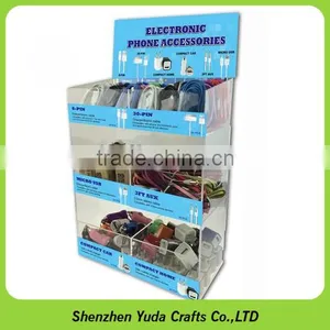 Elegant Design Acrylic Phone Display Stands for Shop, Plexiglass Pos Display Stand, Lucite Point of Sale Display thumbnail-1