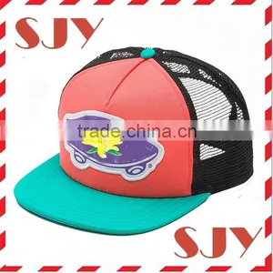 China Wholesale Short Brim Custom Child Hip Hop Cap thumbnail-6