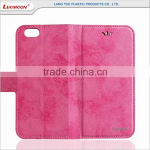 Leonardo da Vinci Series Synthetic Nubuck Leather Phone Case Wallet for Iphone 4 5 6 7 S C se Plus thumbnail-4