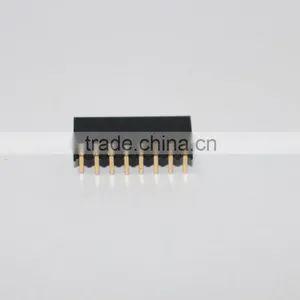 2.54mm Double Row Bottom Entry Female Header 8 Pin thumbnail-5