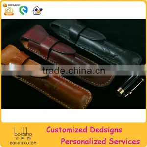 Colorful PU Leather Pen Case With Loop thumbnail-1