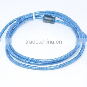 Transparent Blue USB2.0 Cable Male to Mini 5PIN 5m thumbnail-1