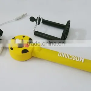 Hot Product Fashion Cartoon Extendable Handheld Wired Selfie Monopod, Lovely Selfie Stick for Smartphone thumbnail-4
