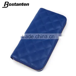 Fashion Plaid Leather Hand Purse for Women thumbnail-5