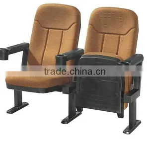 Movable Auditorium Chair Writing Pad /Comfortable Cinema Chair, Auditorium Chair YA-314 thumbnail-4
