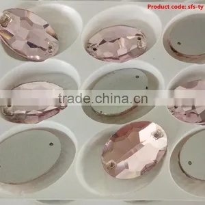 Most Popular OEM Design Hanging Glass Crystals With Different Size for Clothes thumbnail-3