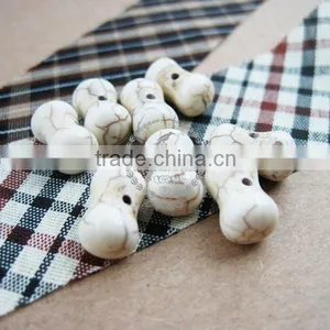 16inch Strand 14*7MM Bone Shape White Turquoise Beads,white Stone Beads,bone Beads 3010027 thumbnail-3