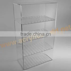 Customize Plexiglass Display Stands Clear Acrylic E-liquid Wall Display thumbnail-1