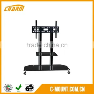 Tv Cabinet With Wheels for 32-65", OEM l Shaped tv Cabinet thumbnail-1