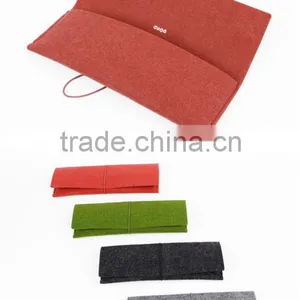 Felt Elastic Strap Nylon Pencil Pouch for 2014 New Design thumbnail-1