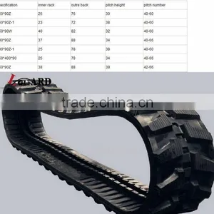 Industrial Rubber Tracks 230x48Cadenas de Caucho Industriales thumbnail-2