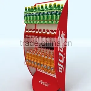 Soda Bottle Display Stand/Gravity Feed Bottle Rack And Shelves thumbnail-1