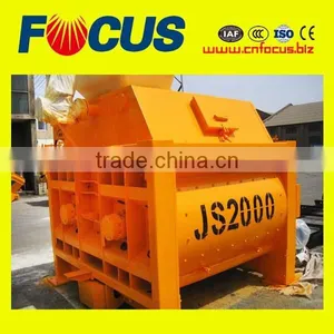 High Productivity Concrete Mixing Machine, JS2000 Hopper Concrete Mixer thumbnail-1