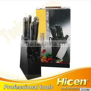 8pcs Kitchen Knife Set With Acrylic Knife Holder For Promotion thumbnail-1