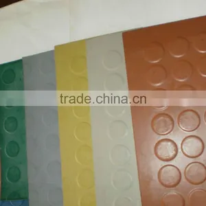 3mm Thk Round Dot Rubber Flooring thumbnail-1