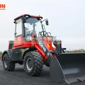 Qingdao Everun New Agricultural Machines ER16 Graaple Forks Loader With Electric Joystick thumbnail-4