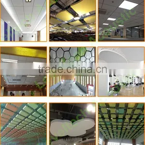 Glasswool Fiberglass Ceilings Ceiling Tile Type and Square Ceiling Tile Shape Acoustical Ceiling Panels thumbnail-3