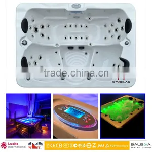 Competitive Price Acrylic Massage Hot Spa Tub With CE Approved Massage Bathtub for 4 People thumbnail-1
