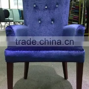 Luxury Antique Fabric Dinning Chair With Many Color Best Price High Quality thumbnail-1