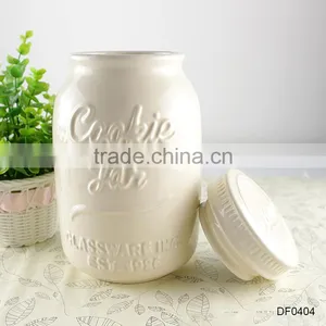 Gifts and Craft Ceramic Storage Containers Mason Jars Kitchen Canister thumbnail-1