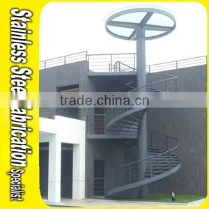 Aluminum Handrails Integral Sell Small Outdoor Spiral Staircase thumbnail-1