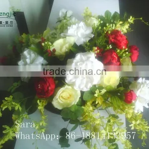 Artifical Silk Flowers Flower Arrangement for Wedding Table Centerpieces thumbnail-5