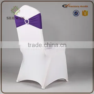 2016 Wholesale Spandex Chair Cover Bands With Heart Buckle Spandex Chair Sash for Wedding thumbnail-1