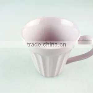 Stock Pink Color Mug,glazed Mug,ceramic Coffee Mug With Handle thumbnail-2