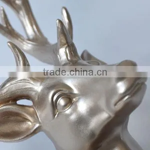 Hand Carved Clothes Hook Resin Deer Bag Holder Hook thumbnail-4