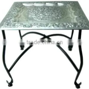Embossed Square Folding Table For Home thumbnail-1