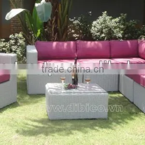 Outdoor Garden Wicker Sofa thumbnail-2