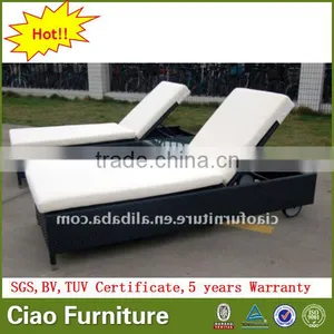 Wholesale Garden Poolside Lounge Furniture Rattan Lounge Chair thumbnail-2