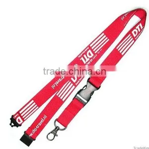 Memorable Heat Transfer Imprinted Custom Polyester Tide Lanyards thumbnail-1