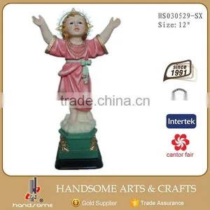 5 Inch Resin Craft Religious Items Christmas Decoration Resin Nino Baby Jesus Statue thumbnail-5