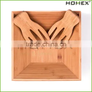 Bamboo Soup Bowl 1 Quart Salad Bowl Set Homex BSCI/Factory thumbnail-1