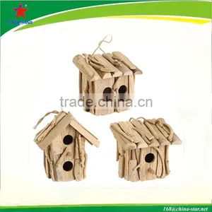 Cute Design New Drift Wood Bird House thumbnail-1
