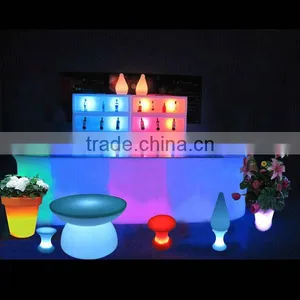 European Style RGB LED Furniture Receptional Desk thumbnail-1